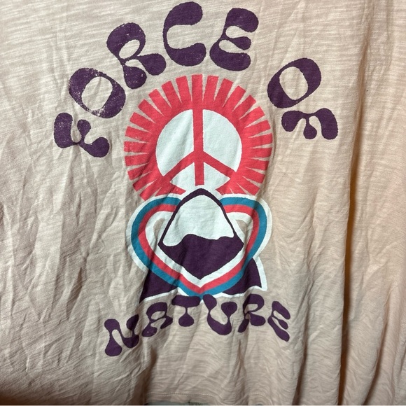 Old Navy Size 3X Light Pink FORCE OF NATURE Graphic Short Sleeve Womens Top NWT! - Picture 5 of 15